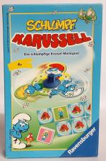 Schlumpf Karussell Das schlumpfige Kreisel-Merkspiel 2007 Ravensburger Spieleverlag - ab 4 Jahren