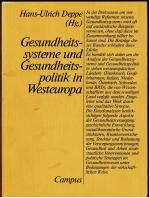 Gesundheitssysteme und Gesundheitspolitik in Westeuropa