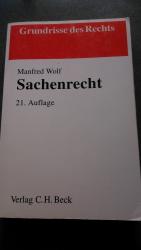 Sachenrecht 21.Auflage