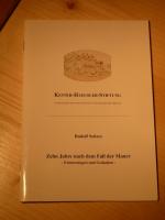Rudolf Seiters: Zehn Jahre nach dem Fall Rudolf Seiters: Zehn Jahre nach dem Fall