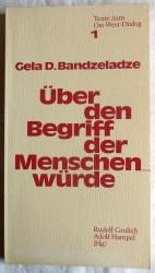 Bandzeladze, Gela D.: Über den Begriff d