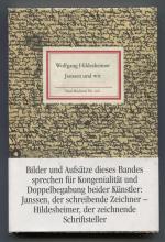 Wolfgang Hildesheimer: Janssen und wir. Wolfgang Hildesheimer: Janssen und wir.
