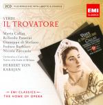 Verdi: Il Trovatore (Gesamtaufnahme) / Callas, di Stefano, Panerai, Barbieri, Zaccaria, La Scala Orchestra, Karajan [3CD-Box-Set]