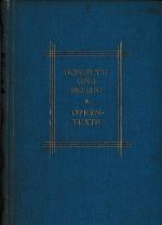 Donizetti und Bellini. Operntexte: Regimentstochter - Lucia von Lammermoor - Don Pasquale - Liebestrank; Bellini: Norma