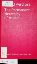 The permanent neutrality of Austria [Transl. by Charles Kessler]