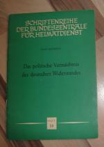 Das politische Vermächtnis des deutschen Widerstandes