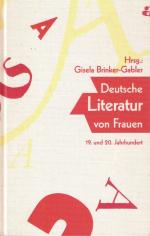 Deutsche Literatur von Frauen - Zweiter Band 19. und 20. Jahrhundert