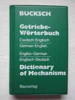 Bauverlag: Getriebe-Wörterbuch Englisch / Bauverlag: Dictionary of Mechanisms