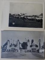 2 Originale Fotografien (Vintages, Gelatinesilber, Fotokarten) - 4.Sächsisches Kreisturnfest in Dresden / Sachsen, 1921