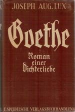 Goethe. Roman einer Dichterliebe