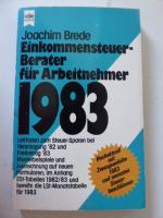 Einkommenssteuer - Berater für Arbeitnehmer 1983. TB