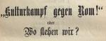 Weckstimmen für das katholische Volk. V. Jahrgang 1874. [Heft 1 bis Heft 12 in einem Band.]