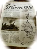 Sturm 1918  Der Heldenkampf des Deutschen Heeres im letzten Kriegsjahr  ( Konvolut 12 )