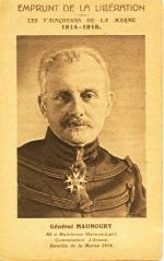 AK General Joseph Maunoury, Erster Weltk