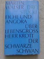 Drei Stücke - Eiche und Angora - Überlebensgroß Herr Krott - Der Schwarze Schwan