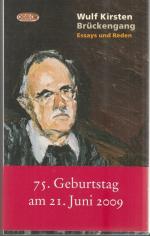 Wulf Kirsten: Brückengang. Essays und Re