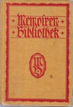 Franz Gerhardt: Memoiren Casanovas