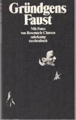 Gustaf Gründgens: Gründgens Faust. Mit F