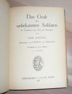 Das Grab des unbekannten Soldaten - Tragödie in drei Akten