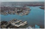 Postkarte - Boston Harbor and Navy Yard 