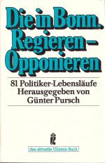 Pursch, Günter (Hrsg.): Die in Bonn . Re Pursch, Günter (Hrsg.): Die in Bonn . Re