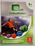 Quick Quiz Fußballfieber  Ass Altenburger 22509663 - für 1 - 6 Spieler -  ab 8 Jahren - Spieldauer ca. 30 Minuten