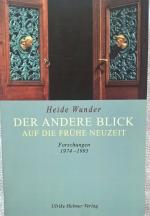 Heide Wunder: Der andere Blick auf die F