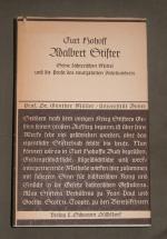Curt Hohoff: Adalbert Stifter - Seine di