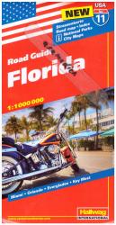 Florida Strassenkarte 1:1 Mio., Road Guide Nr. 11 - Miami, Orlando, Everglades, Key West