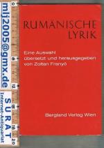 Rumänische Lyrik. Eine Auswahl.