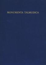 Monumenta Talmudica, Band 2: Recht / bearb. von Salomon Gandz.