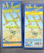 1+1=2 Teiliges Spiele- Set   Domino + Mikado