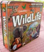 Wildlife • Brettspiel mit 2 CDs in Blechdose • Gehen Sie auf Safari in die Serengeti! • Center Parcs Edition