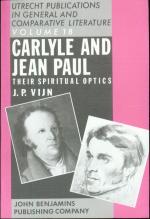 Carlyle and Jean Paul: Their Spiritual Optics