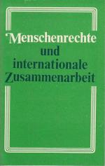 Menschenrechte und internationale Zusammenarbeit