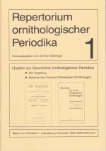 Repertorium ornithologischer Periodika 1