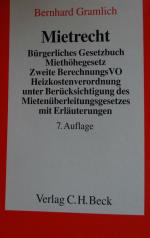 Bernhard Gramlich: Mietrecht