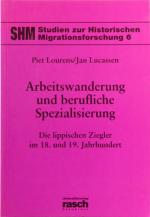 Arbeitswanderung und berufliche Spezialisierung