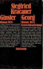Kracauer, Siegfried und Karsten Witte: G Kracauer, Siegfried und Karsten Witte: G