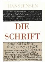 Die Schrift in Vergangenheit und Gegenwart