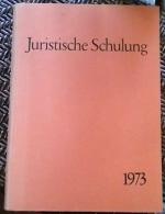 Schriftenreihe der Juristischen Schulung , 13. Jahrgang