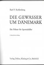 Kohlenberg, Karl F: Die Gewässer um Däne Kohlenberg, Karl F: Die Gewässer um Däne