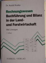 Rechnungswesen, Buchführung und Bilanz in der Land- und Forstwirtschaft