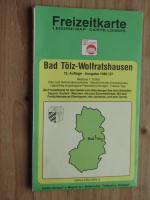 Bad Tölz - Wolfratshausen - Freizeitkarte : Starnberger See über Benediktbeuern, Kochel-, Walchen- bis zum Sylvensteinsee. mit dem Freilichtmuseum Oberbayern, der Jachenau und dem Isartal.