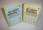 2 Bücher: So geht Sudoku 1 & 2, Das Kulträtsel aus Japan