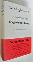 Vergleichsordnung – 11., neubearbeitete Auflage