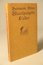 Hermann Löns: Ulenspeigels Lieder. Ulens