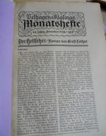 Velhagen & Klasings Monatshefte - Novellen -Auszüge aus den Heften ( Konvolut 22 Hefte )