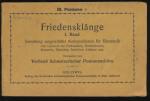 1. Flügelhorn in K. Friedensklänge 1. Band. Sammlung ausgewählter Kompositionen für Blasmusik...