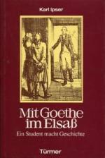 Karl Ipser: Mit Goethe im Elsass., Ein S
